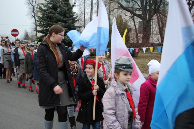 Powitanie ikony MB Częstochowskiej w Rybnie