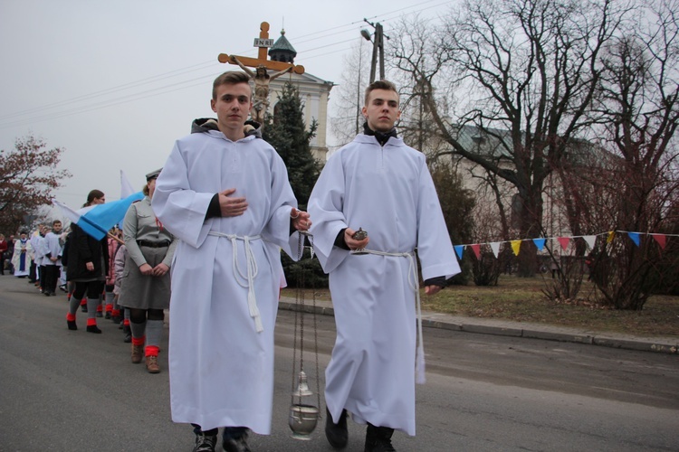 Powitanie ikony MB Częstochowskiej w Rybnie