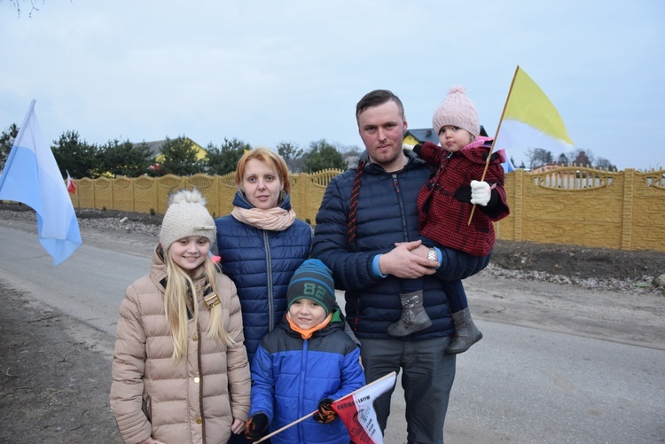 Powitanie ikony MB Częstochowskiej w Giżycach