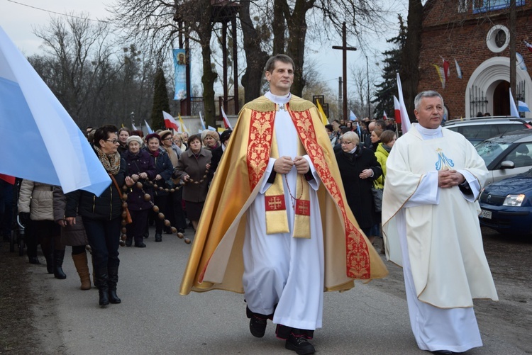 Powitanie ikony MB Częstochowskiej w Giżycach