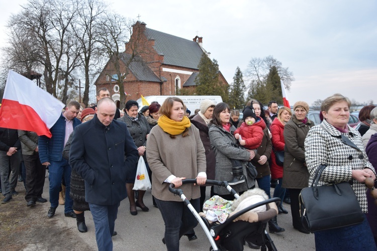 Powitanie ikony MB Częstochowskiej w Giżycach