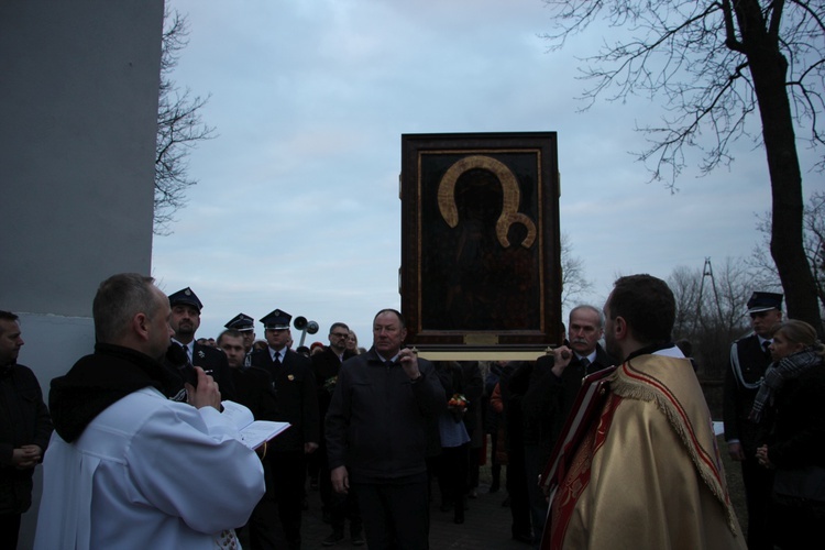 Powitanie ikony MB Częstochowskiej w Mikołajewie