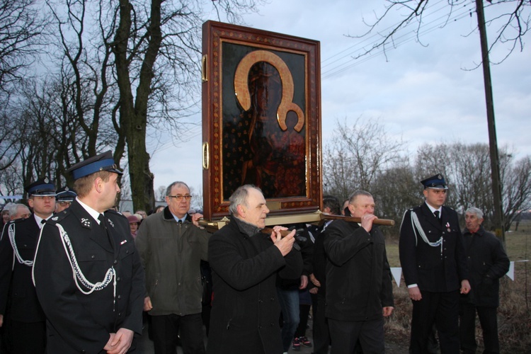 Powitanie ikony MB Częstochowskiej w Mikołajewie