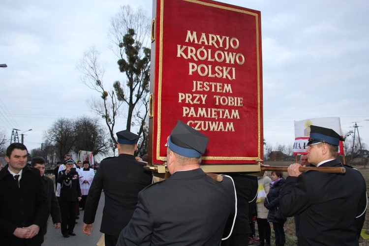 Powitanie ikony MB Częstochowskiej w Mikołajewie