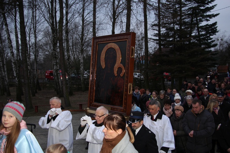 Powitanie ikony MB Częstochowskiej w Pilawicach