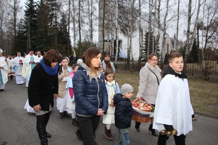 Powitanie ikony MB Częstochowskiej w Pilawicach