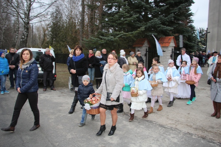 Powitanie ikony MB Częstochowskiej w Pilawicach