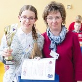 1. miejsce wśród uczniów szkół podstawowych zajęła Aleksandra Noskowska z Katolickiej Szkoły Podstawowej w Olsztynie. Obok jej katechetka Katarzyna Kubacz