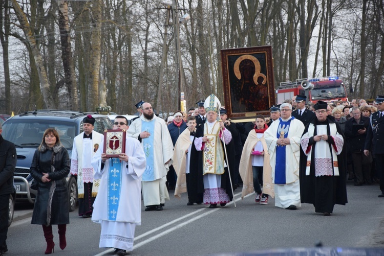 Powitanie ikony MB Częstochowskiej w Brochowie