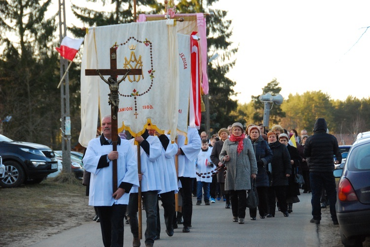 Powitanie ikony MB Czestochowskiej w Kamionie Sochaczewskim