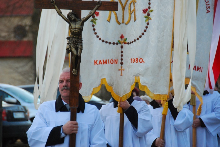 Powitanie ikony MB Czestochowskiej w Kamionie Sochaczewskim