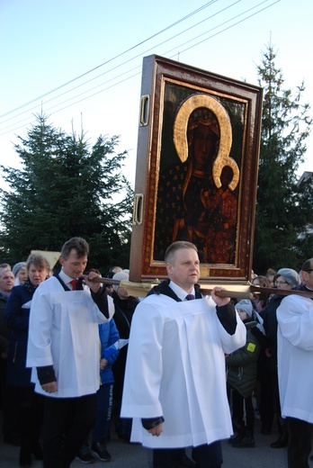 Powitanie ikony MB Czestochowskiej w Kamionie Sochaczewskim