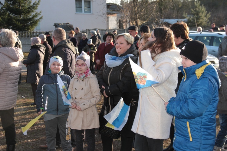 Powitanie ikony MB Czestochowskiej w Kamionie Sochaczewskim