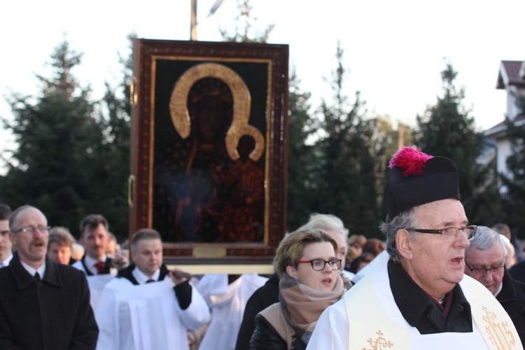 Powitanie ikony MB Czestochowskiej w Kamionie Sochaczewskim