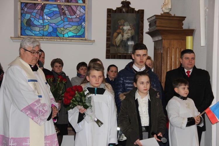 Powitanie ikony MB Czestochowskiej w Kamionie Sochaczewskim