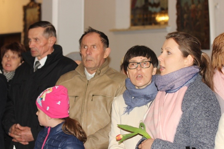 Powitanie ikony MB Czestochowskiej w Kamionie Sochaczewskim