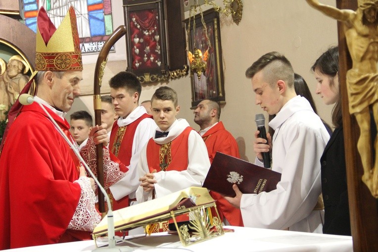 Bierzmowanie w Laskowej