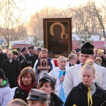 Powitanie ikony MB Częstochowskiej w Młodzieszynie