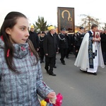 Powitanie ikony MB Częstochowskiej w Młodzieszynie