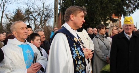 Powitanie ikony MB Częstochowskiej w Młodzieszynie