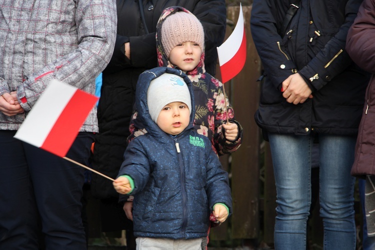 Powitanie ikony MB Częstochowskiej w Młodzieszynie