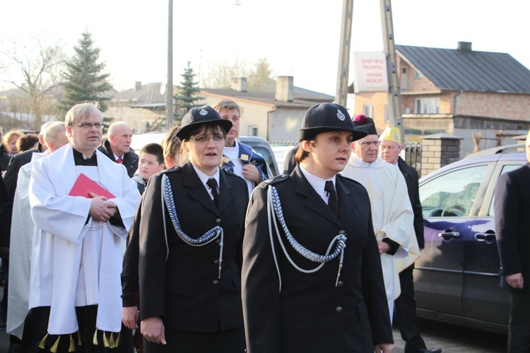 Powitanie ikony MB Częstochowskiej w Młodzieszynie