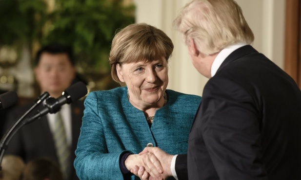 Merkel i Trump o współpracy w ramach NATO i o wolnym handlu