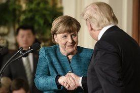 Merkel i Trump o współpracy w ramach NATO i o wolnym handlu