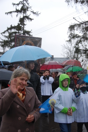 Powitanie ikony MB Częstochowskiej w Kątach