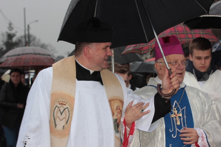 Powitanie ikony MB Częstochowskiej w Kątach