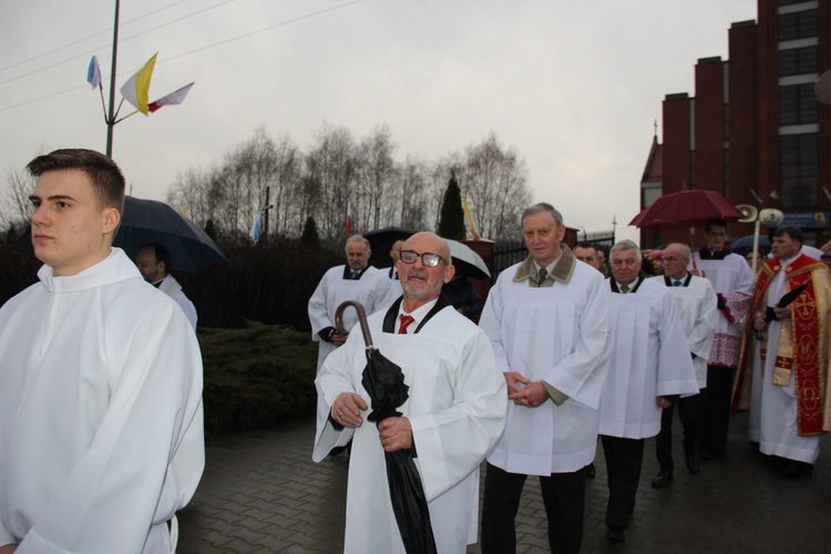 Powitanie ikony MB Częstochowskiej w parafii św. Brata Alberta w Sochaczewie