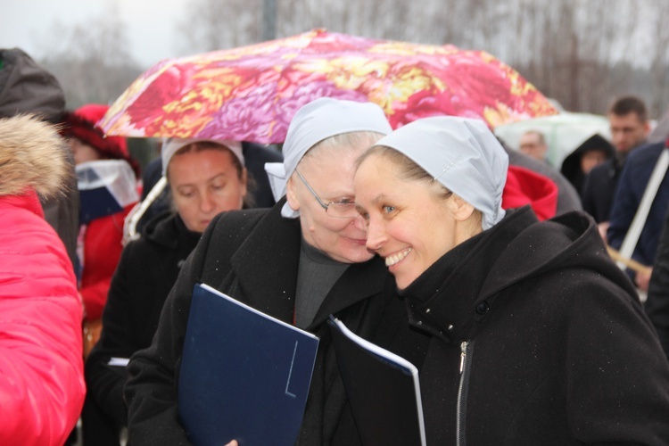 Powitanie ikony MB Częstochowskiej w parafii św. Brata Alberta w Sochaczewie