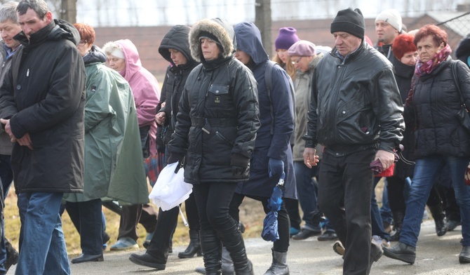 Droga Krzyżowa o Trzeźwość Narodu w byłym KL Auschwitz-Birkenau - 2017.