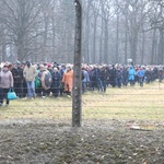 Droga Krzyżowa w intencji trzeźwości w byłym KL Birkenau 2017