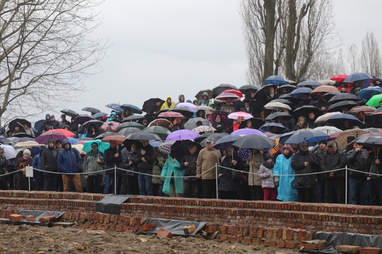 Droga Krzyżowa w intencji trzeźwości w byłym KL Birkenau 2017