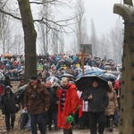 Droga Krzyżowa w intencji trzeźwości w byłym KL Birkenau 2017