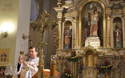 Msza św. w kościele pw. św. Józefa w Luszowicach