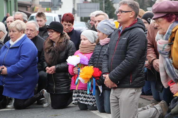 Powitanie ikony MB Częstochowskiej w parafii św. Józefa Robotnika w Sochaczewie