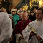 Abp Marek Jędraszewski w bazylice Mariackiej w dniu św. Józefa, patrona Krakowa