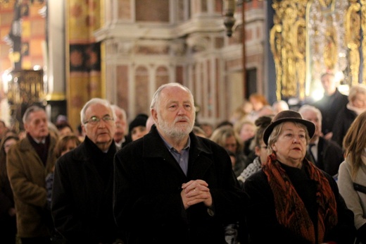 Abp Marek Jędraszewski w bazylice Mariackiej w dniu św. Józefa, patrona Krakowa