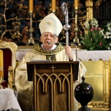 Abp Marek Jędraszewski w bazylice Mariackiej w dniu św. Józefa, patrona Krakowa