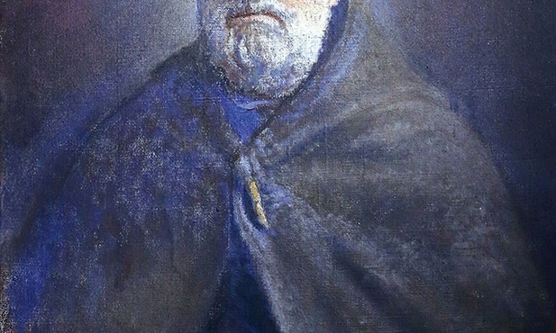 Portret Brata Alberta, namalowany przez Leona Wyczółkowskiego,  który był świadkiem powstawania obrazu „Ecce Homo”.
