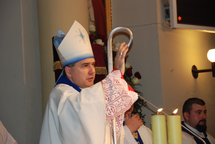 Powitanie ikony MB Częstochowskiej w parafii pw. Narodzenia NMP w Sochaczewie