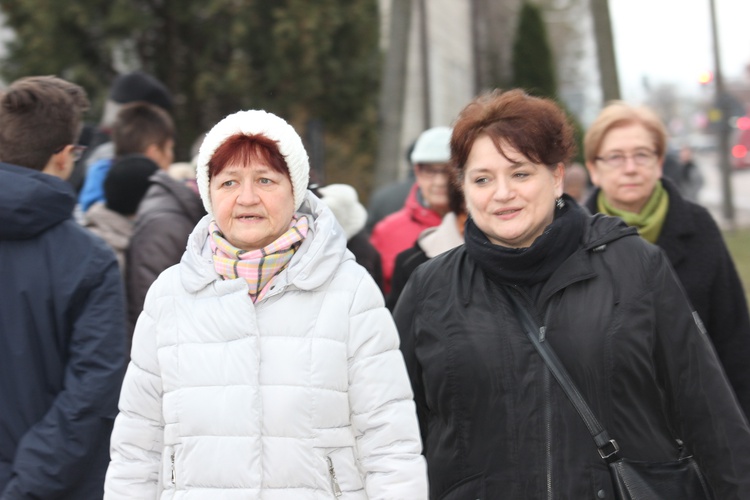 Powitanie ikony MB Częstochowskiej w parafii pw. Narodzenia NMP w Sochaczewie