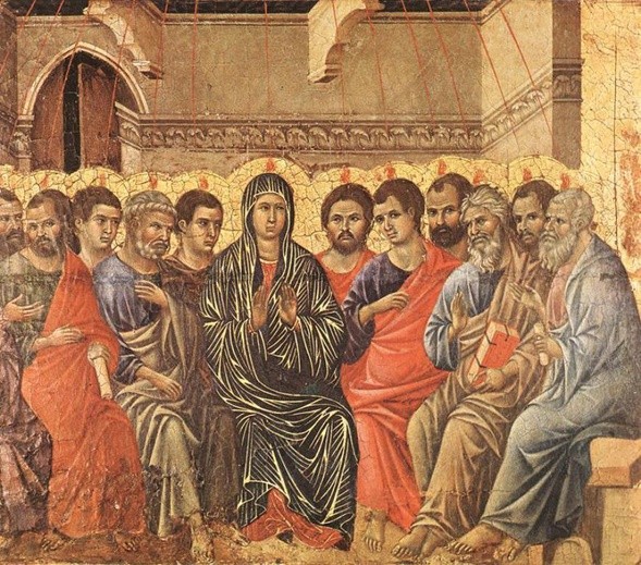 Duccio, Zesłanie Ducha Świętego