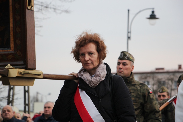 Powitanie ikony MB Częstochowskiej w parafii pw. św. Wawrzyńca w Sochaczewie