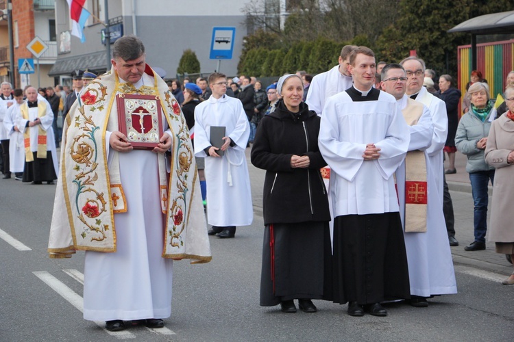 Powitanie ikony MB Częstochowskiej w parafii pw. św. Wawrzyńca w Sochaczewie