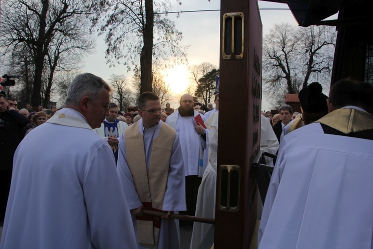 Powitanie ikony MB Częstochowskiej w parafii pw. św. Wawrzyńca w Sochaczewie