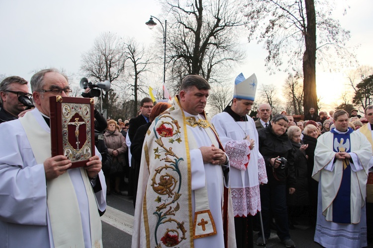 Powitanie ikony MB Częstochowskiej w parafii pw. św. Wawrzyńca w Sochaczewie