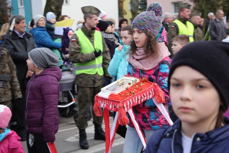 Powitanie ikony MB Częstochowskiej w parafii pw. św. Wawrzyńca w Sochaczewie